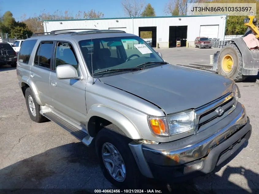 2001 Toyota 4Runner Sr5 V6 VIN: JT3HN86R610353597 Lot: 40662456