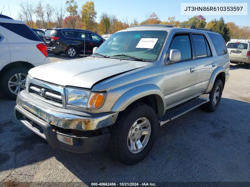 2001 Toyota 4Runner Sr5 V6 VIN: JT3HN86R610353597 Lot: 40662456