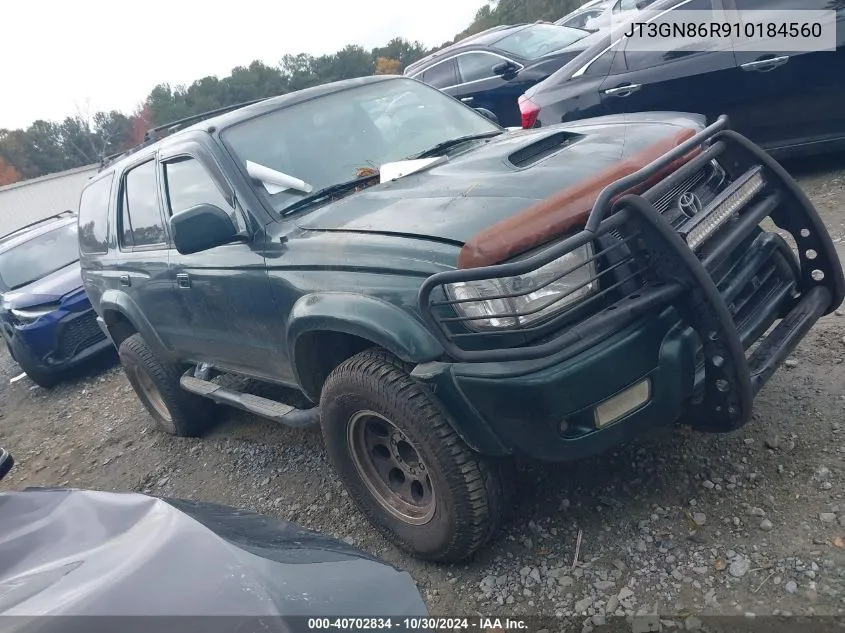 2001 Toyota 4Runner Sr5 V6 VIN: JT3GN86R910184560 Lot: 40702834