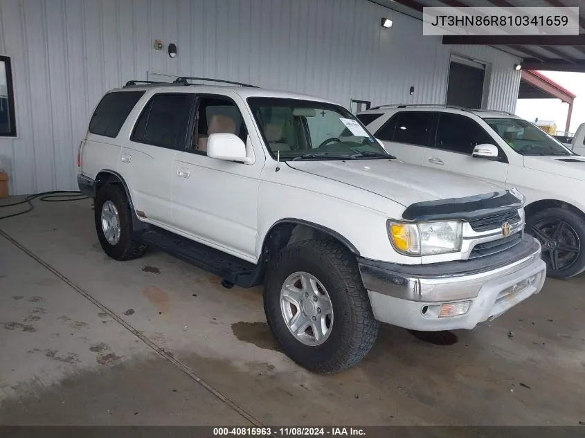 2001 Toyota 4Runner Sr5 V6 VIN: JT3HN86R810341659 Lot: 40815963