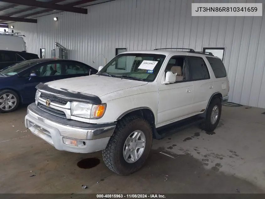 2001 Toyota 4Runner Sr5 V6 VIN: JT3HN86R810341659 Lot: 40815963