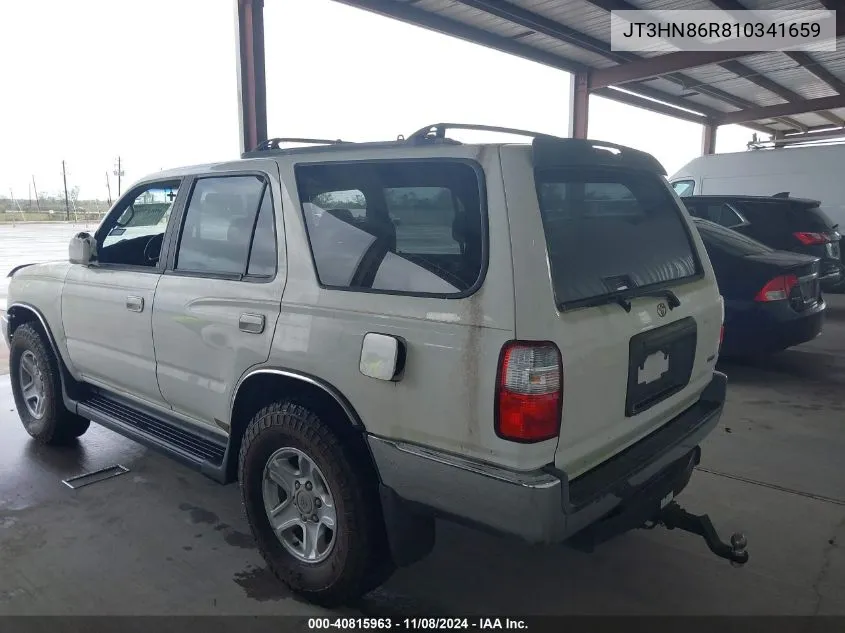 2001 Toyota 4Runner Sr5 V6 VIN: JT3HN86R810341659 Lot: 40815963