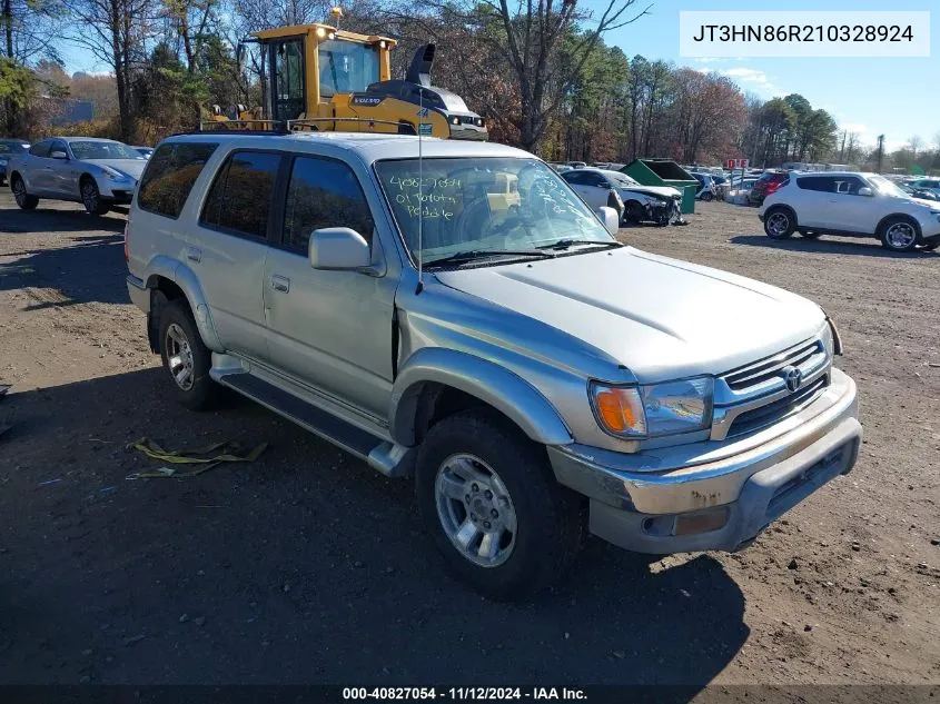 2001 Toyota 4Runner Sr5 VIN: JT3HN86R210328924 Lot: 40827054