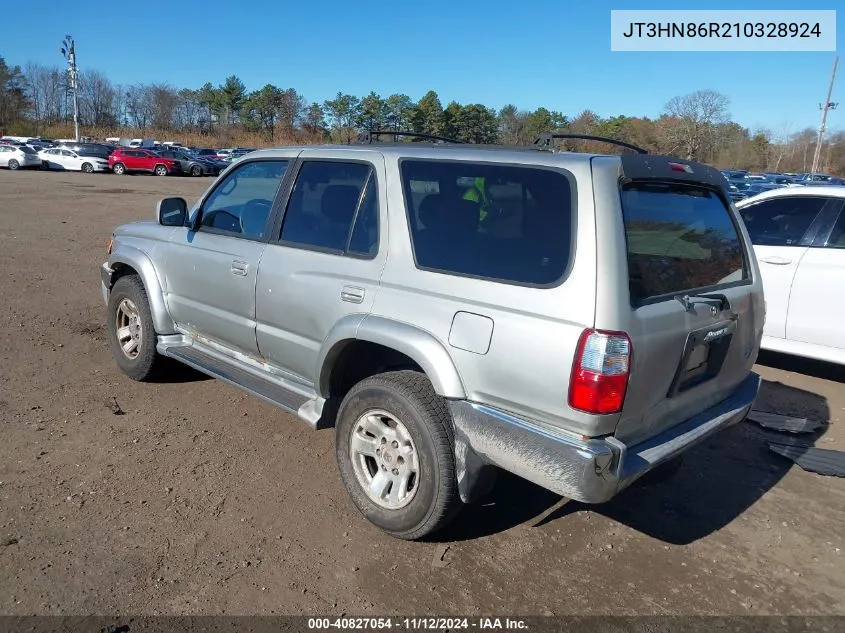 2001 Toyota 4Runner Sr5 VIN: JT3HN86R210328924 Lot: 40827054