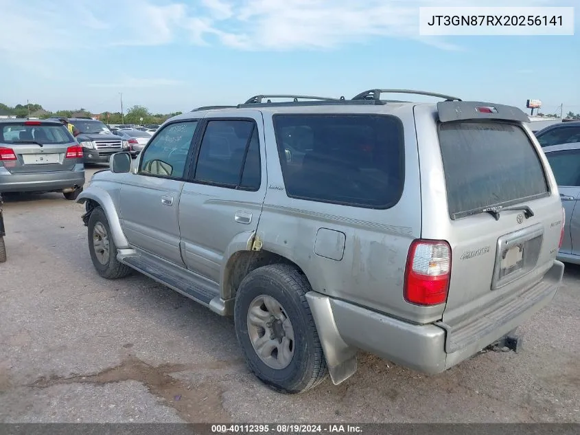 JT3GN87RX20256141 2002 Toyota 4Runner Limited V6