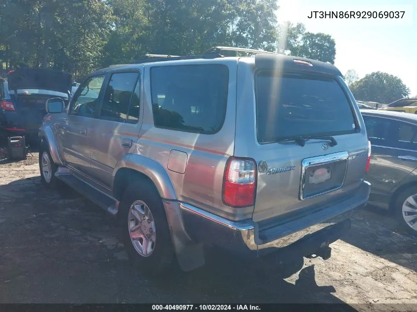 2002 Toyota 4Runner Sr5 V6 VIN: JT3HN86R929069037 Lot: 40490977