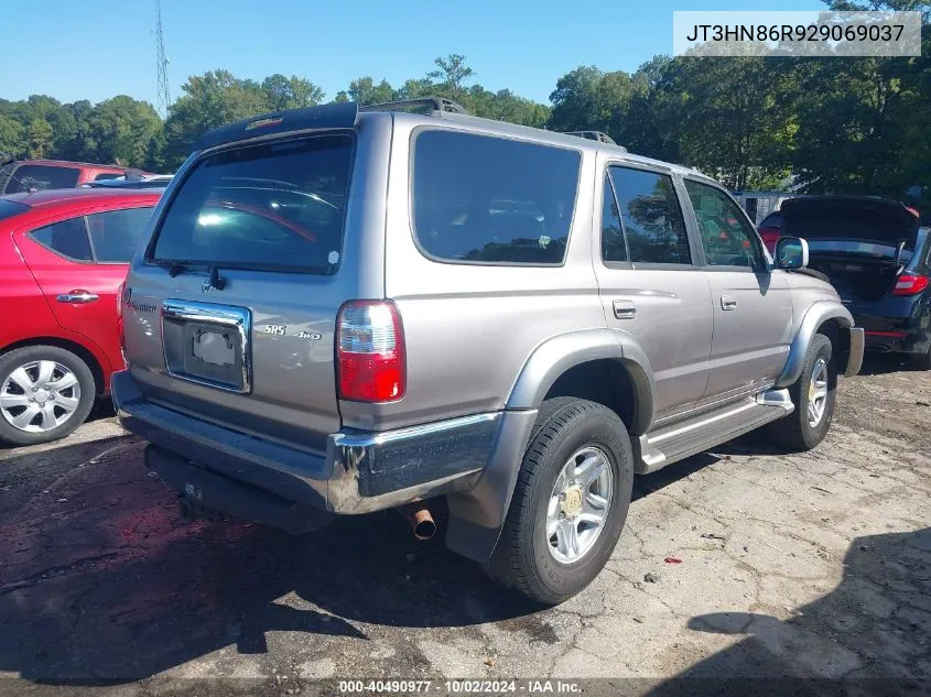 JT3HN86R929069037 2002 Toyota 4Runner Sr5 V6