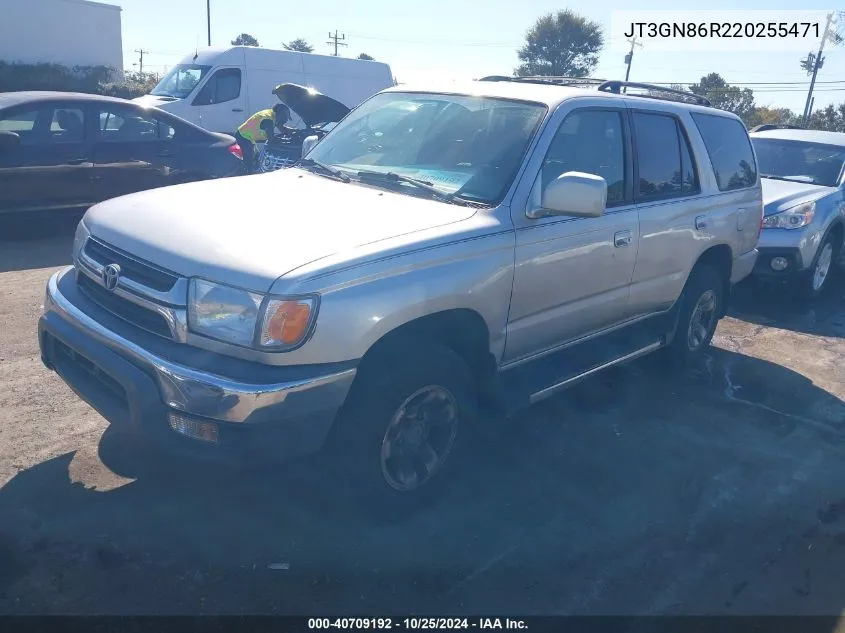 JT3GN86R220255471 2002 Toyota 4Runner Sr5 V6