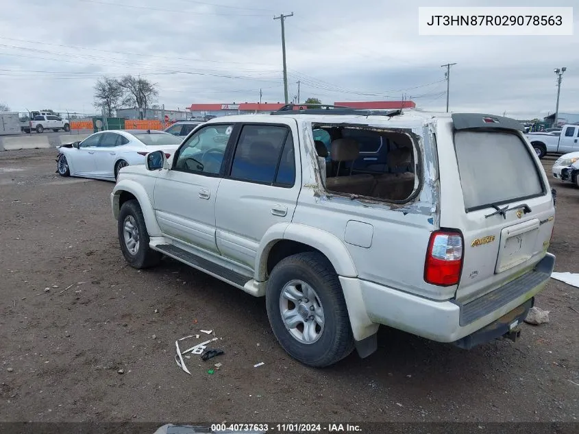 2002 Toyota 4Runner Limited V6 VIN: JT3HN87R029078563 Lot: 40737633