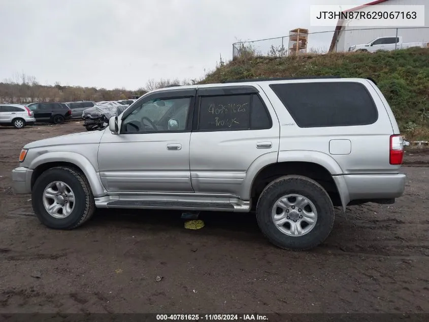 2002 Toyota 4Runner Limited V6 VIN: JT3HN87R629067163 Lot: 40781625