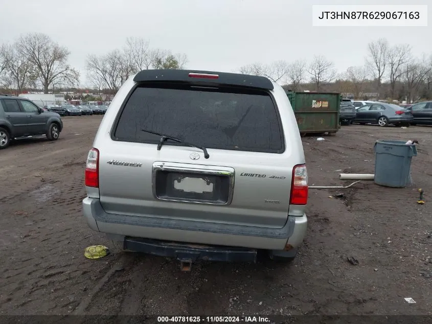 2002 Toyota 4Runner Limited V6 VIN: JT3HN87R629067163 Lot: 40781625