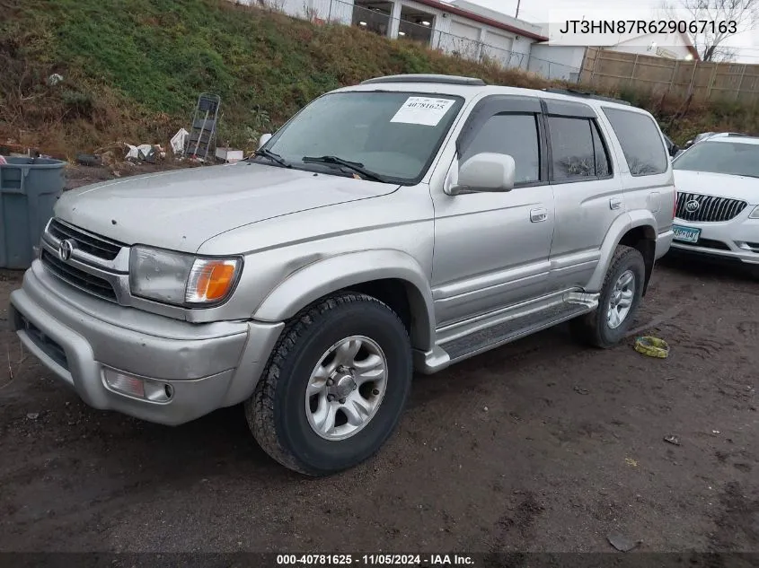 2002 Toyota 4Runner Limited V6 VIN: JT3HN87R629067163 Lot: 40781625