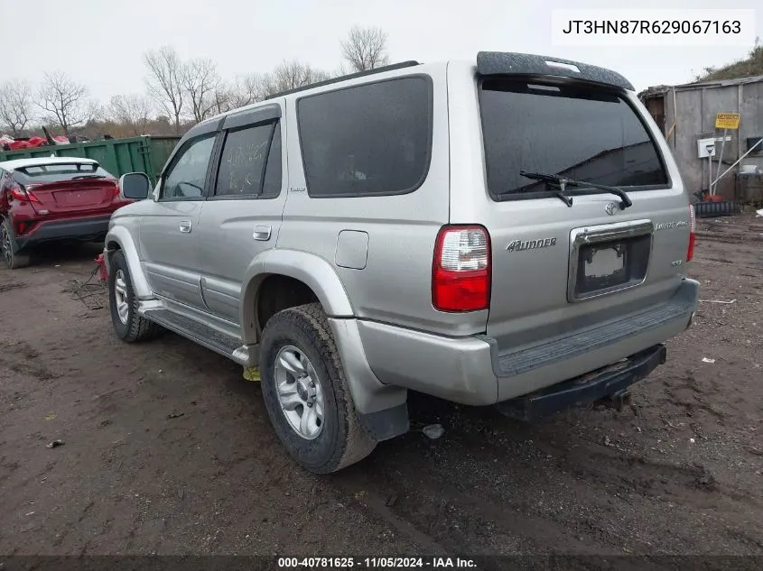 2002 Toyota 4Runner Limited V6 VIN: JT3HN87R629067163 Lot: 40781625