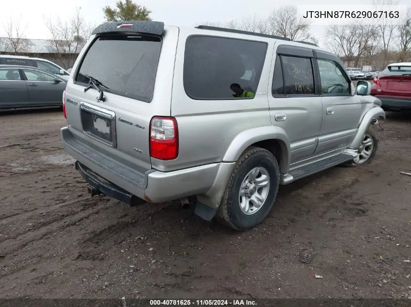 2002 Toyota 4Runner Limited V6 VIN: JT3HN87R629067163 Lot: 40781625