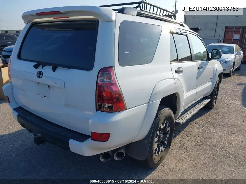 JTEZU14R230013763 2003 Toyota 4Runner Sr5 V6