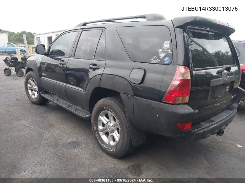 2003 Toyota 4Runner Sr5 V6 VIN: JTEBU14R330013076 Lot: 40361183