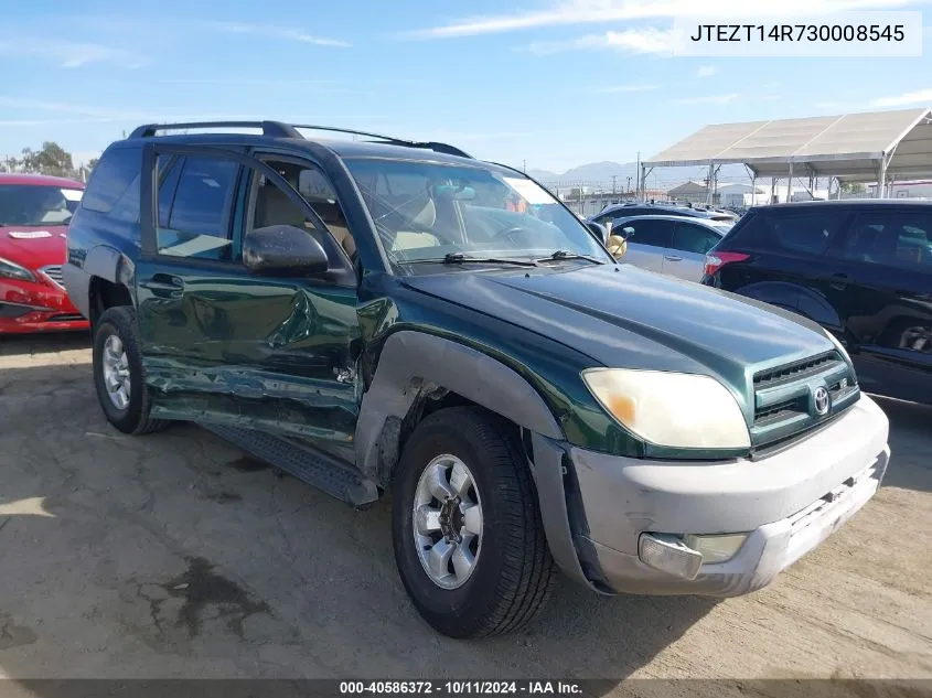 2003 Toyota 4Runner Sr5/Sport VIN: JTEZT14R730008545 Lot: 40586372