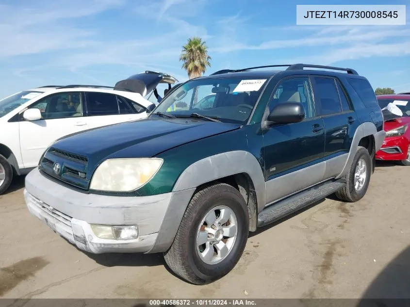 2003 Toyota 4Runner Sr5/Sport VIN: JTEZT14R730008545 Lot: 40586372