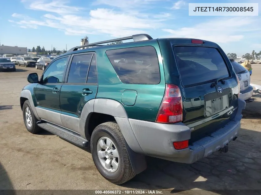 2003 Toyota 4Runner Sr5/Sport VIN: JTEZT14R730008545 Lot: 40586372