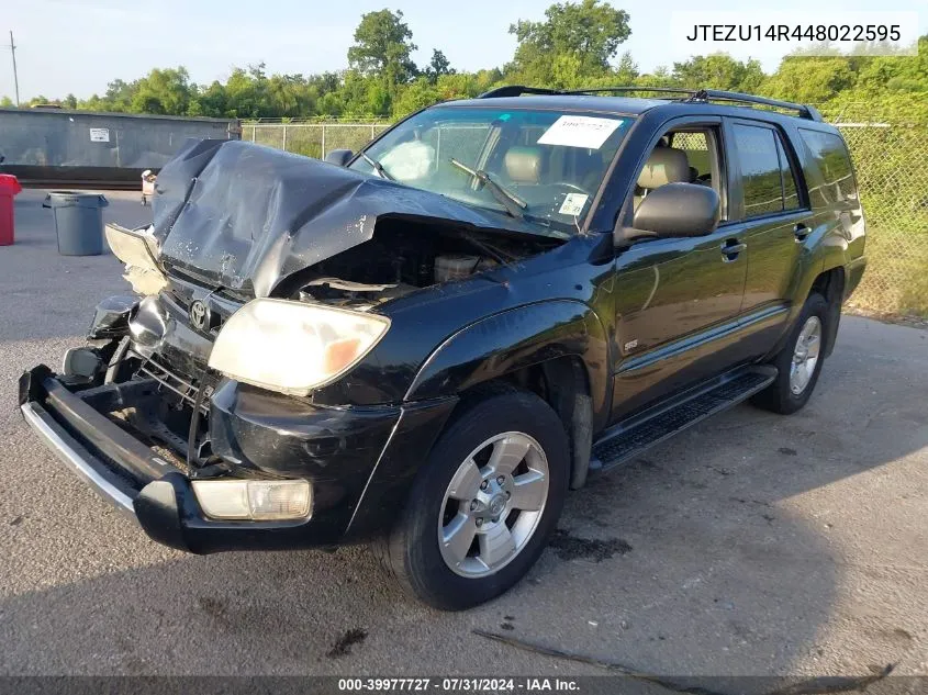 2004 Toyota 4Runner Sr5 V6 VIN: JTEZU14R448022595 Lot: 39977727