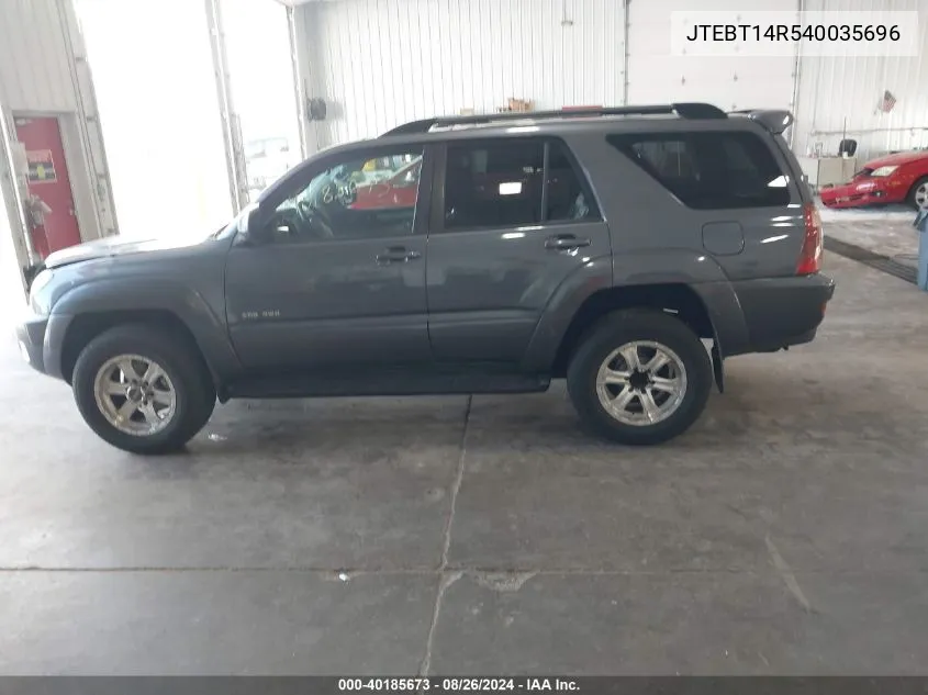 JTEBT14R540035696 2004 Toyota 4Runner Sr5 V8