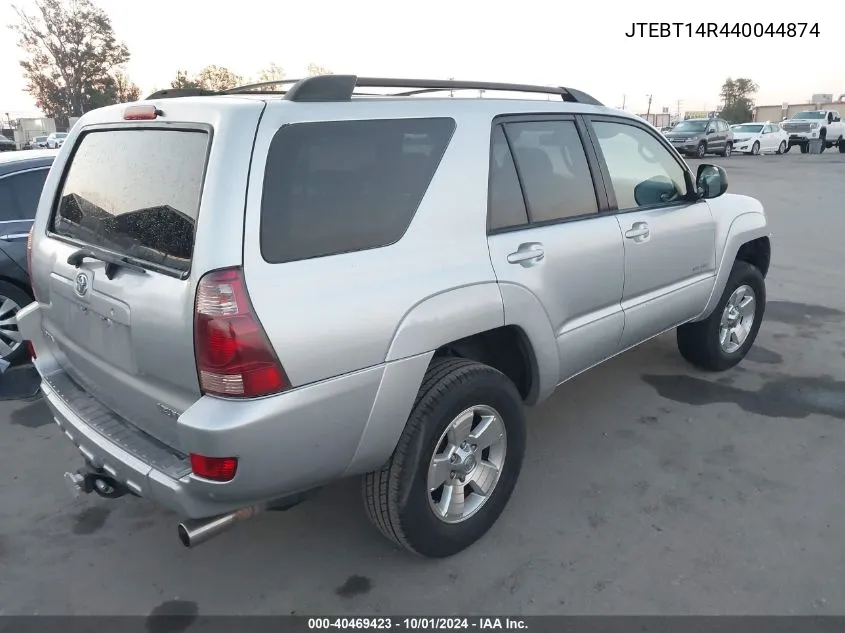 JTEBT14R440044874 2004 Toyota 4Runner Sr5/Sport