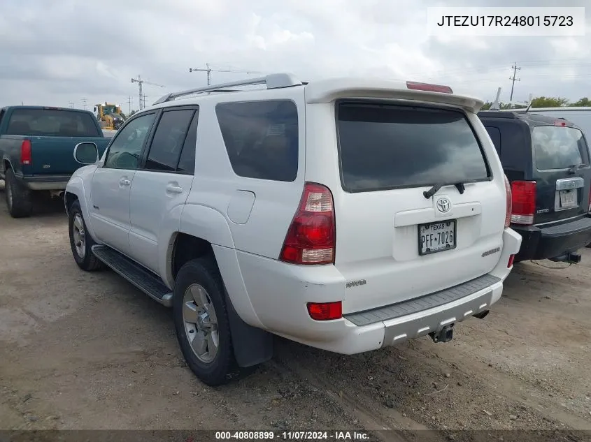 JTEZU17R248015723 2004 Toyota 4Runner Limited V6