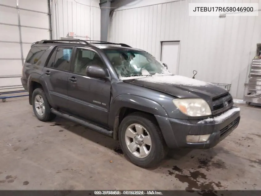 JTEBU17R658046900 2005 Toyota 4Runner Limited V6