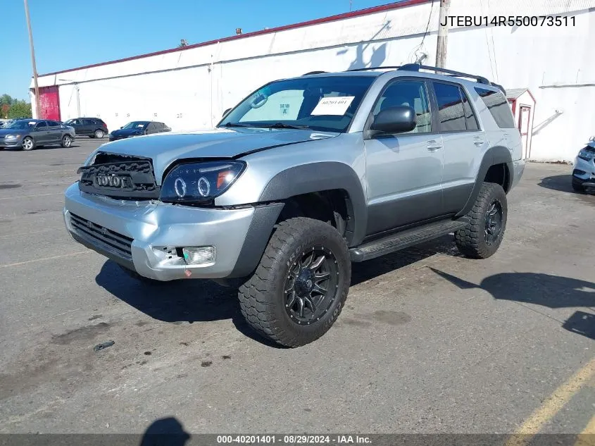 JTEBU14R550073511 2005 Toyota 4Runner Sr5 V6