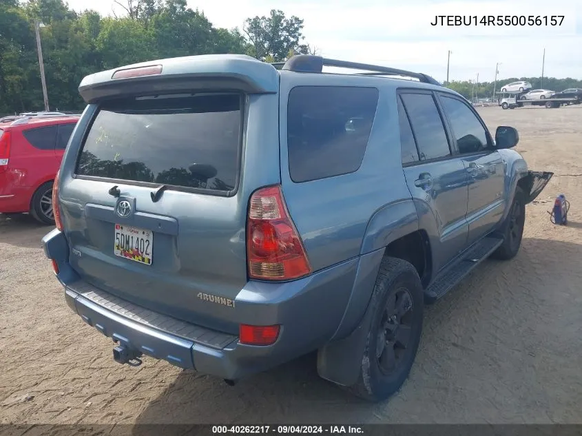 JTEBU14R550056157 2005 Toyota 4Runner Sr5 V6