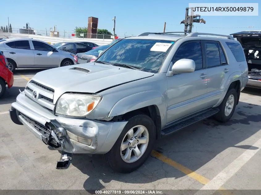 2005 Toyota 4Runner Sr5 Sport V6 VIN: JTEZU14RX50049879 Lot: 40277819