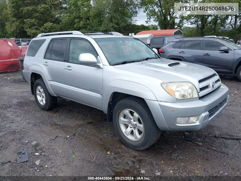 2005 Toyota 4Runner Sr5 Sport V6 VIN: JTEZU14R250048676 Lot: 40443804