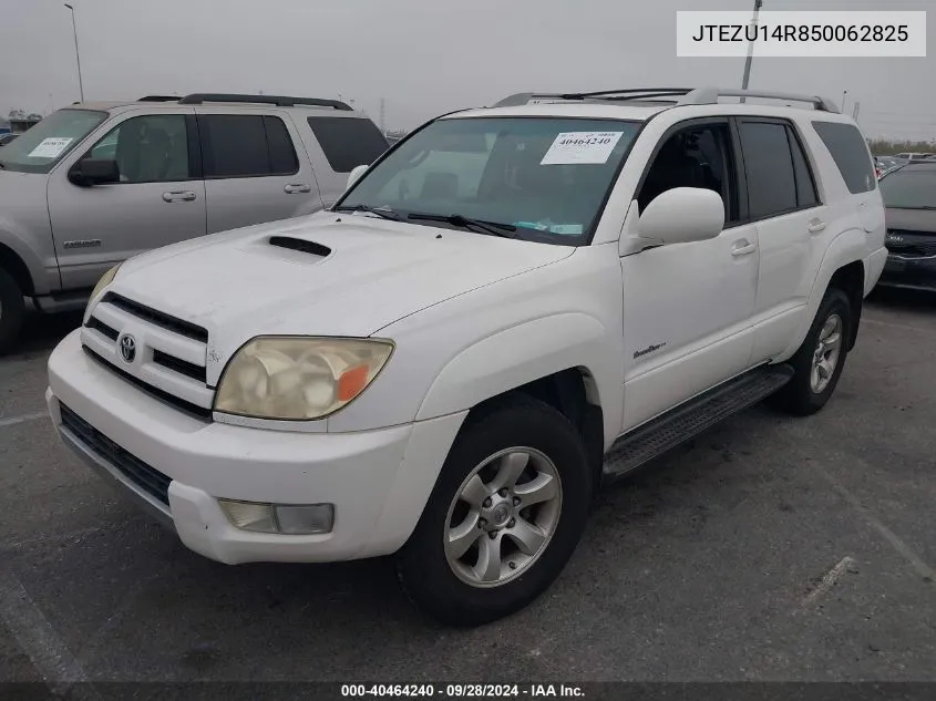 2005 Toyota 4Runner Sr5 Sport V6 VIN: JTEZU14R850062825 Lot: 40464240