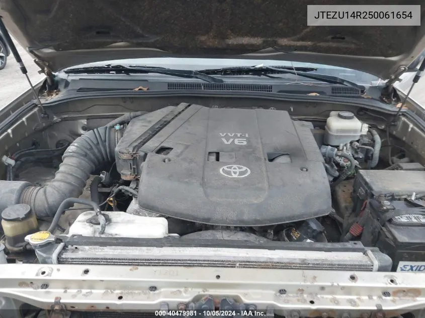 JTEZU14R250061654 2005 Toyota 4Runner Sr5/Sport