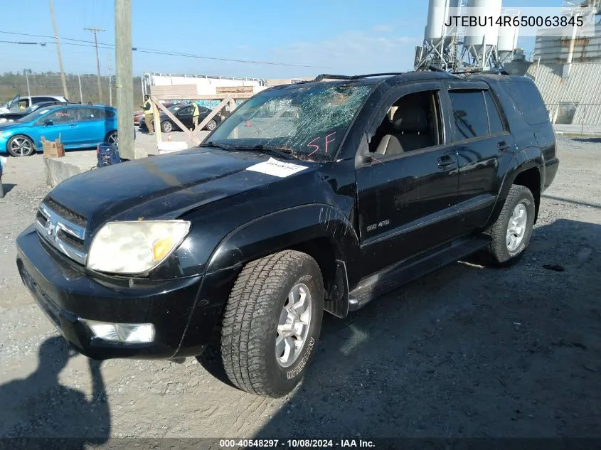 2005 Toyota 4Runner Sr5 V6 VIN: JTEBU14R650063845 Lot: 40548297