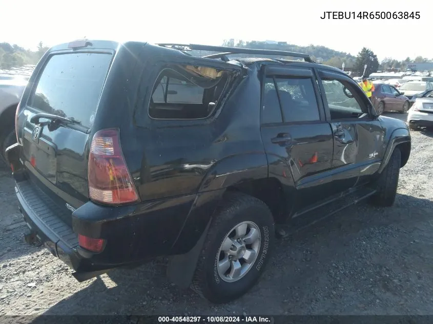 JTEBU14R650063845 2005 Toyota 4Runner Sr5 V6