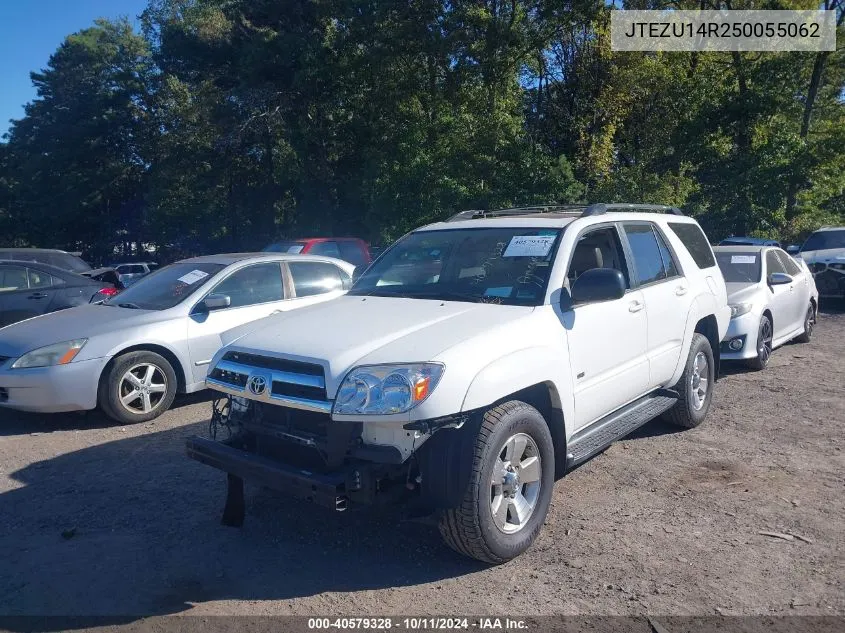 2005 Toyota 4Runner Sr5 V6 VIN: JTEZU14R250055062 Lot: 40579328