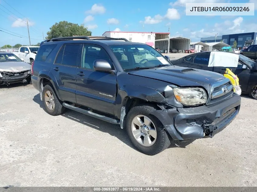 2006 Toyota 4Runner Sr5 Sport V6 VIN: JTEBU14R060093246 Lot: 39693977