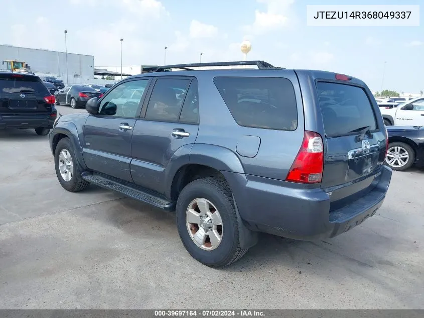 2006 Toyota 4Runner Sr5 V6 VIN: JTEZU14R368049337 Lot: 39697164