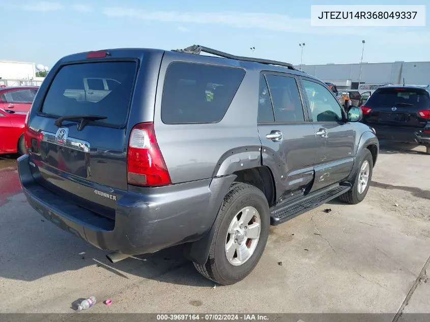 2006 Toyota 4Runner Sr5 V6 VIN: JTEZU14R368049337 Lot: 39697164