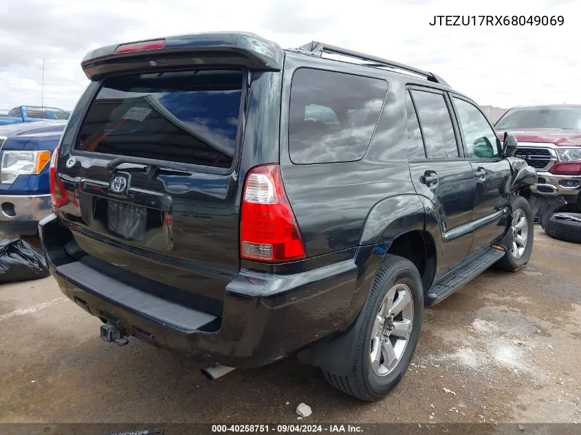 JTEZU17RX68049069 2006 Toyota 4Runner Limited