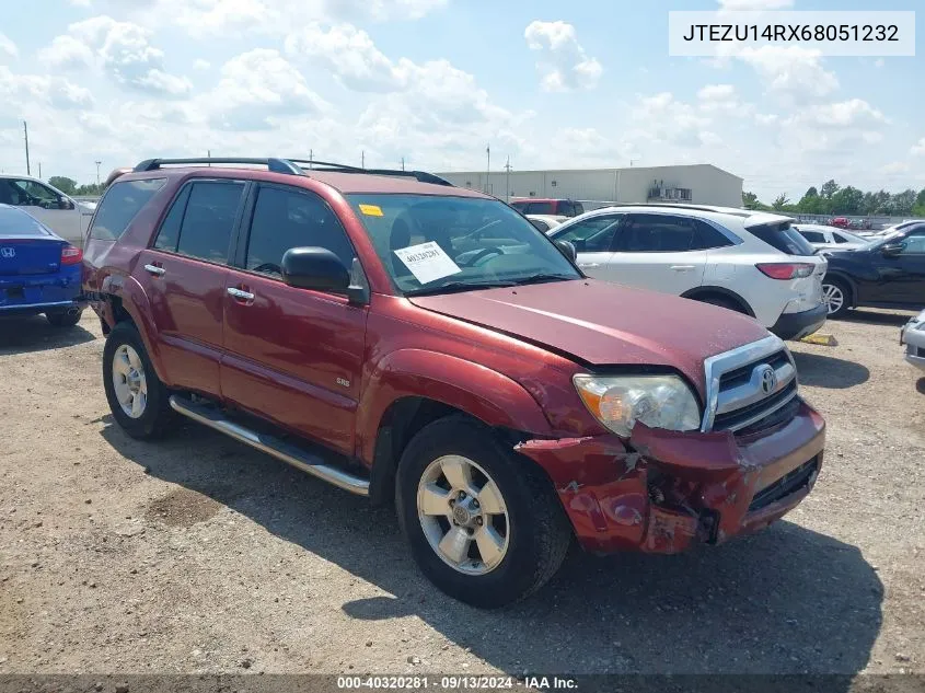 JTEZU14RX68051232 2006 Toyota 4Runner Sr5 V6