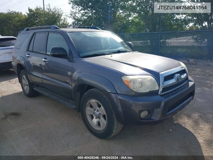 2006 Toyota 4Runner Sr5 V6 VIN: JTEZU14R768041564 Lot: 40426246