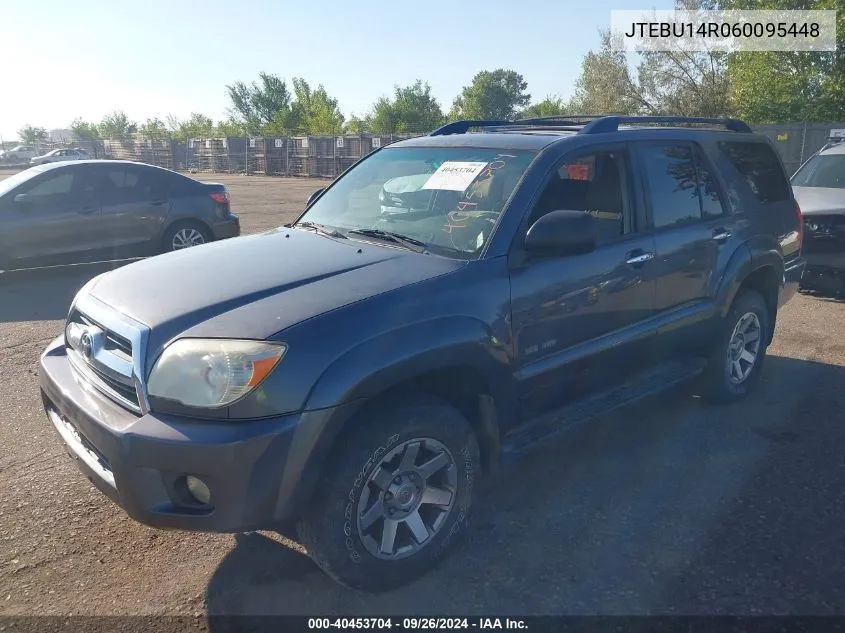 2006 Toyota 4Runner Sr5 V6 VIN: JTEBU14R060095448 Lot: 40453704