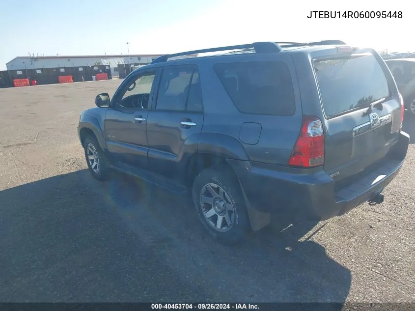 2006 Toyota 4Runner Sr5 V6 VIN: JTEBU14R060095448 Lot: 40453704