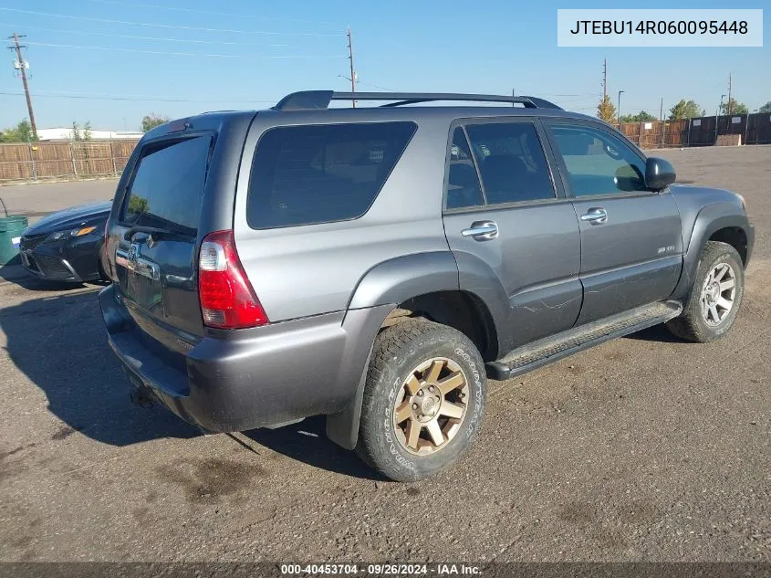 2006 Toyota 4Runner Sr5 V6 VIN: JTEBU14R060095448 Lot: 40453704