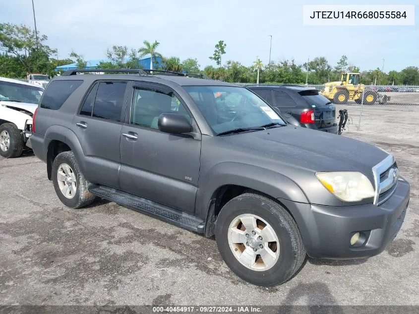 2006 Toyota 4Runner Sr5 V6 VIN: JTEZU14R668055584 Lot: 40454917