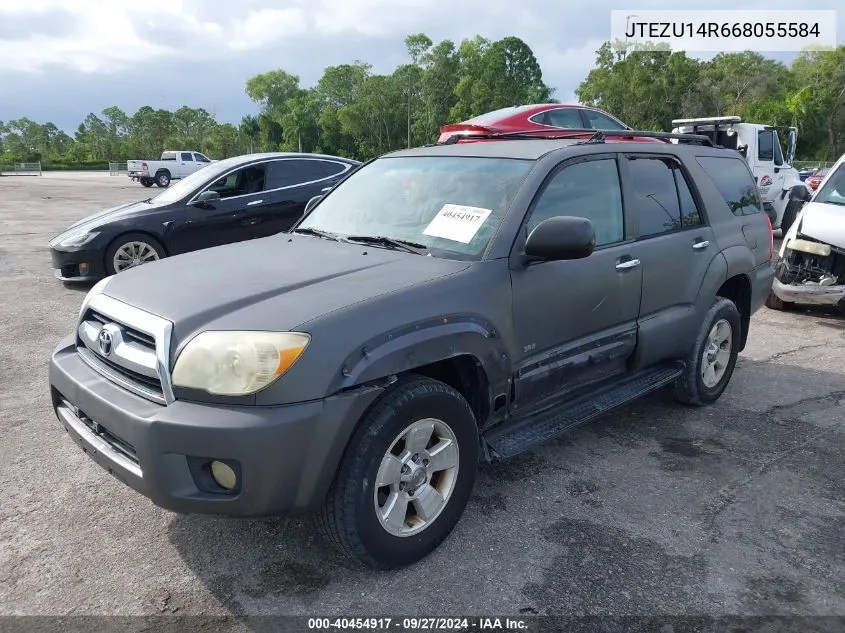 JTEZU14R668055584 2006 Toyota 4Runner Sr5 V6