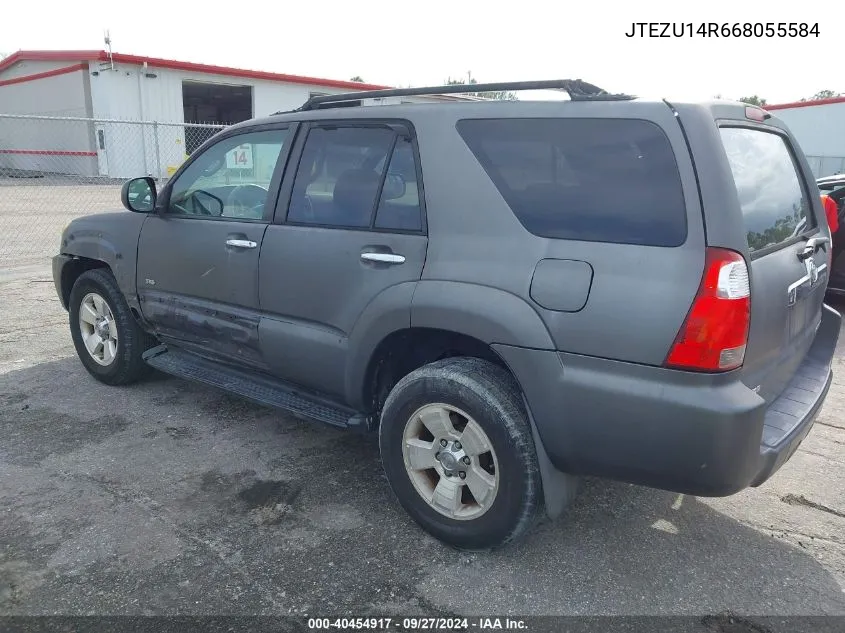 2006 Toyota 4Runner Sr5 V6 VIN: JTEZU14R668055584 Lot: 40454917