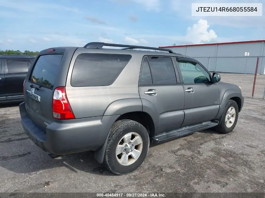 2006 Toyota 4Runner Sr5 V6 VIN: JTEZU14R668055584 Lot: 40454917